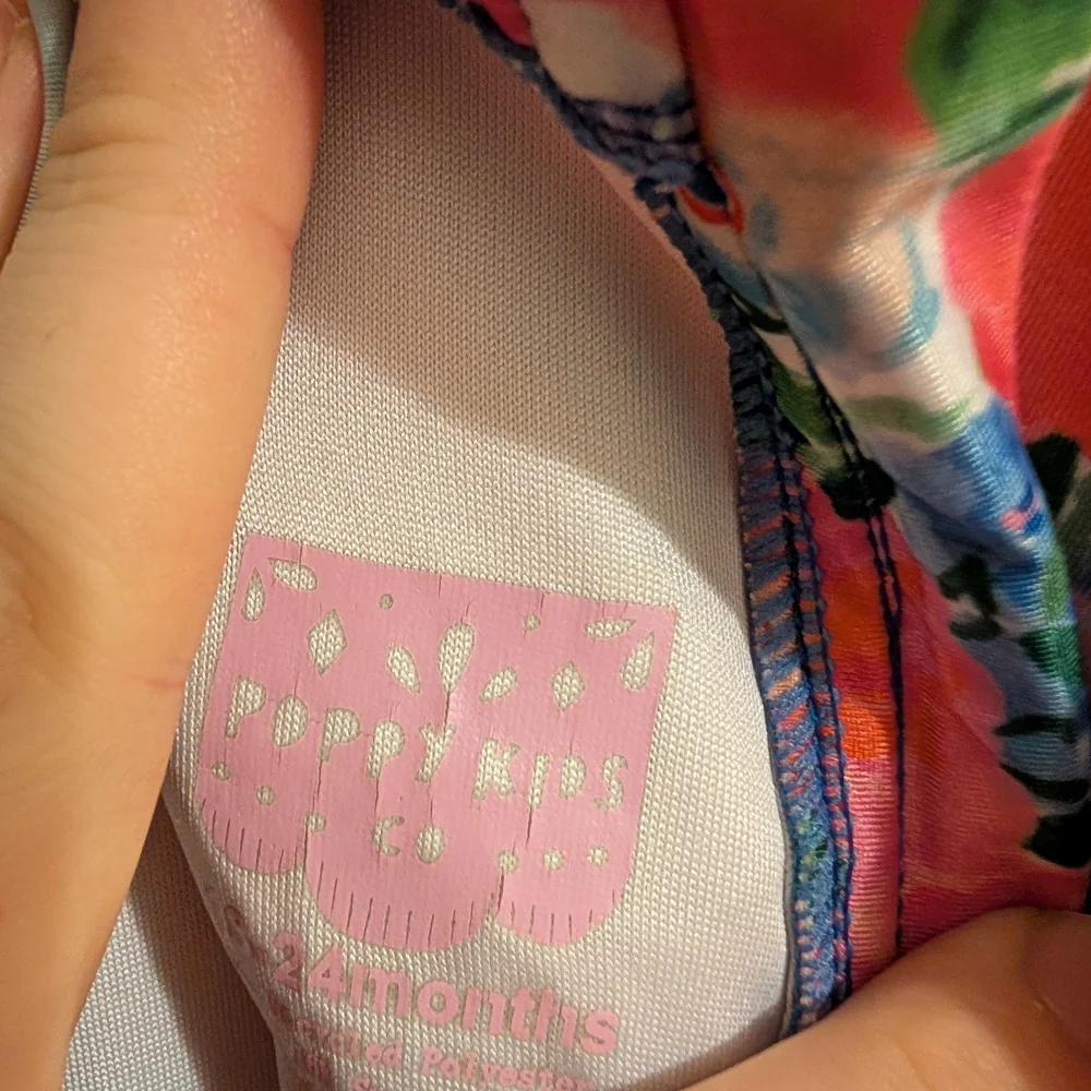 $ 💥3/$24 Poppys Kid Co Vibrant Floral Kids One Piece Swimsuit‎